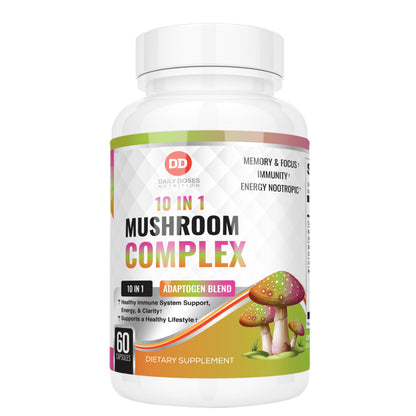 Rainbow Spectrum 10 in 1 Mushroom Complex 60 Count