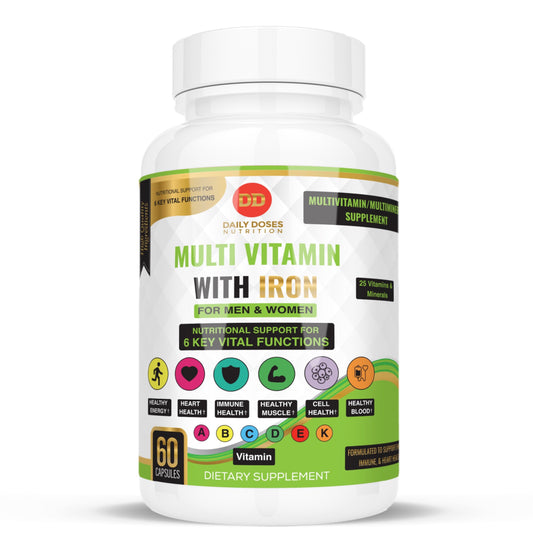 (5 Pack) 25 in 1 Multivitamin With Iron